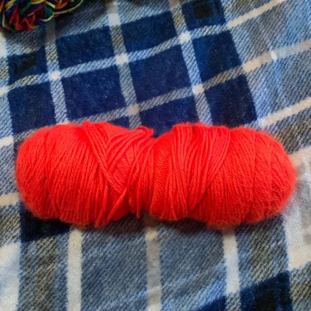 Deep Orange Yarn